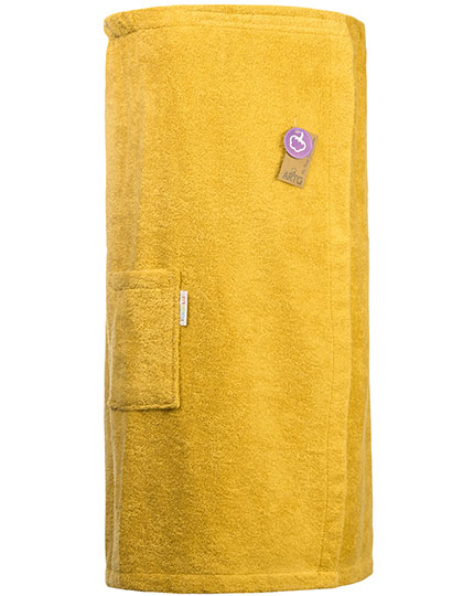 ARTG | Sauna Kilt Ladies - mustard, 85 x 150 cm