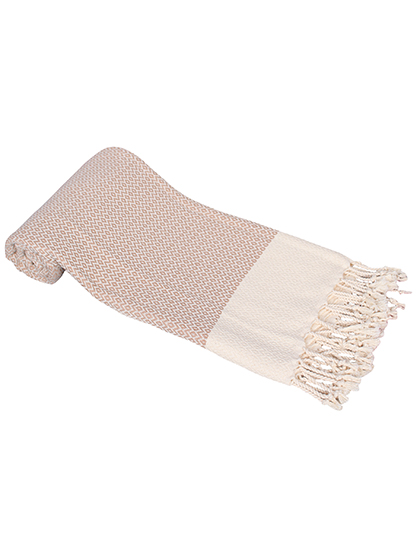 ARTG | Hamamzz Towel Kemer - beige / cream, 100 x 180 cm