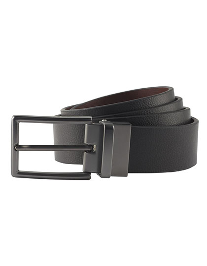 Asquith & Fox | Men´s Two-Way Leather Belt - black / brown, 95 - 125 cm