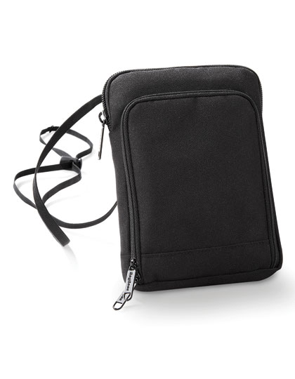 BagBase | Travel Wallet - black, 14 x 19 x 2 cm