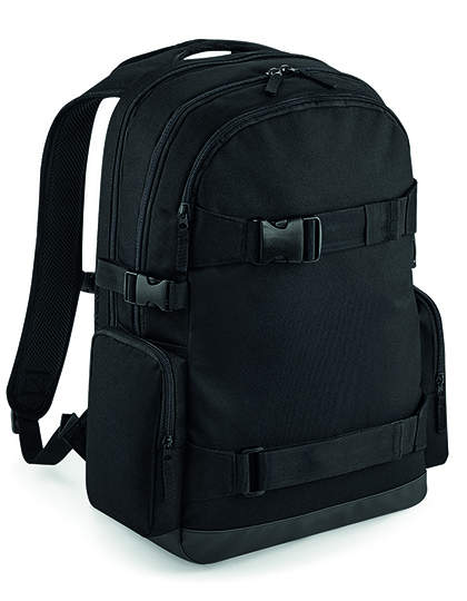 BagBase | Old School Boardpack - black, 36 x 46 x 16 cm