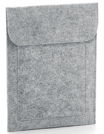 BagBase | Felt Tablet Slip - grey melange, 20 x 26 cm