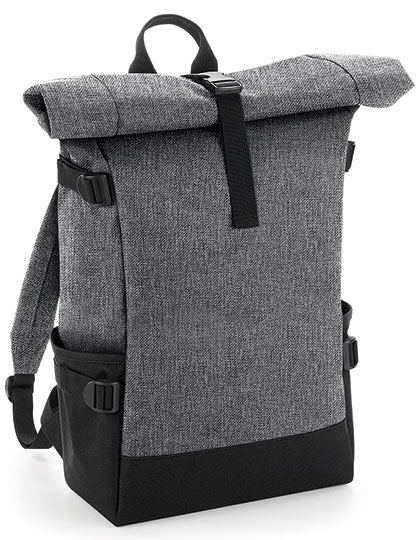 BagBase | Block Roll-Top Backpack