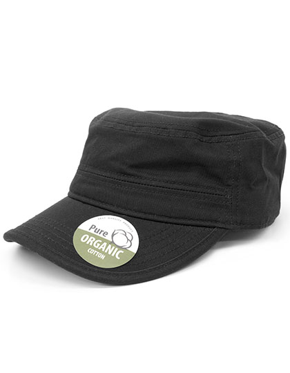 Brain Waves | Organic Army Cap Washed