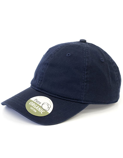 Brain Waves | Organic Cap Unstructured - navy, Univerzální