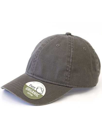 Brain Waves | Organic Cap Unstructured - charcoal, Univerzální