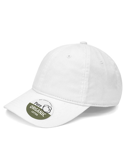 Brain Waves | Organic Cap Unstructured - white, Univerzální