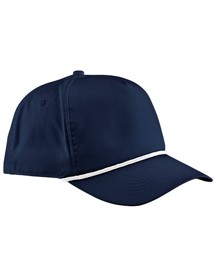 Beechfield | Rope Detail Golf Cap - navy / white, Univerzální
