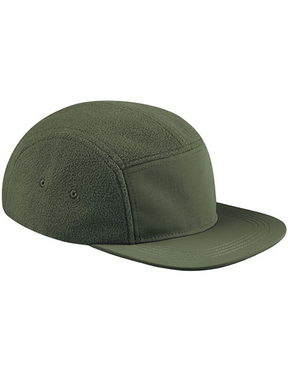 Beechfield | Fleece Outdoor Camper Cap - olive green, Univerzální