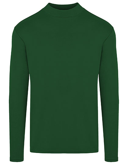 HRM | Men´s Premium Highneck LS Tees - bottle green,
