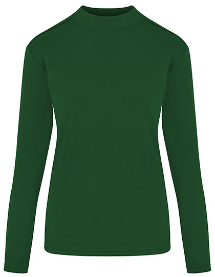 HRM | Women´s Premium Highneck LS Tees - bottle green,