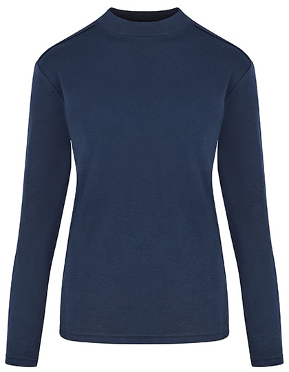 HRM | Women´s Premium Highneck LS Tees - navy,