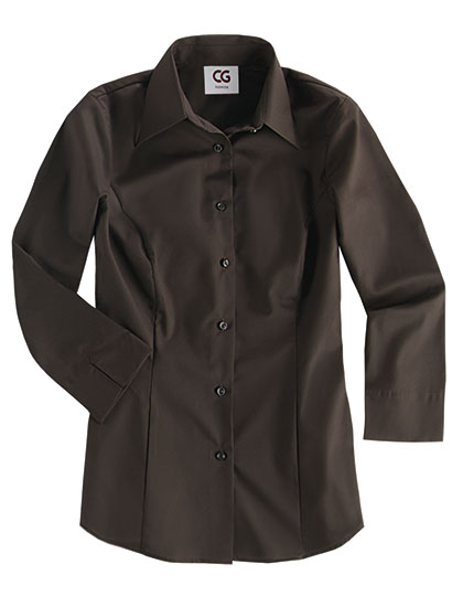 CG Workwear | Ladies´ Blouse Ferrara - chocolate,