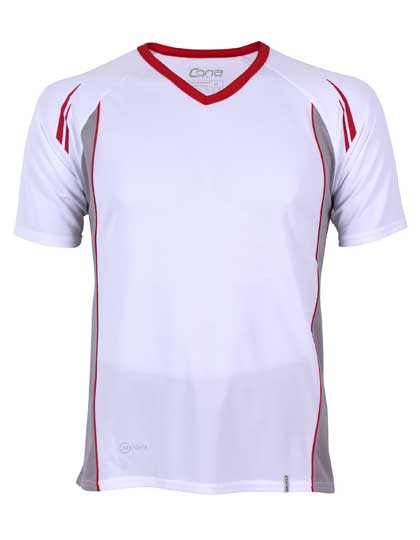 CONA SPORTS | Club Tech Tee - white / red,