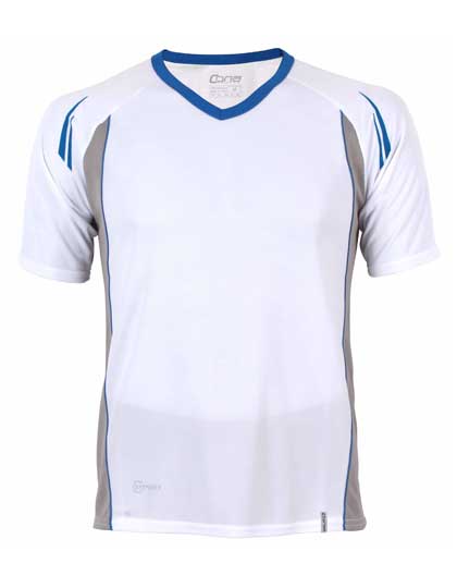 CONA SPORTS | Club Tech Tee - white / royal blue,