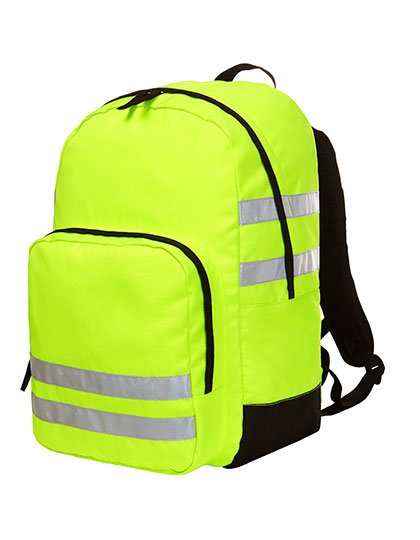 Halfar | Backpack Reflex - neon yellow, 27 x 42 x 15 cm
