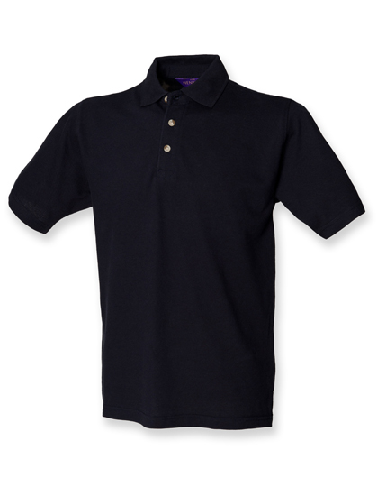 Henbury | Classic Piqué Polo Shirt - navy,