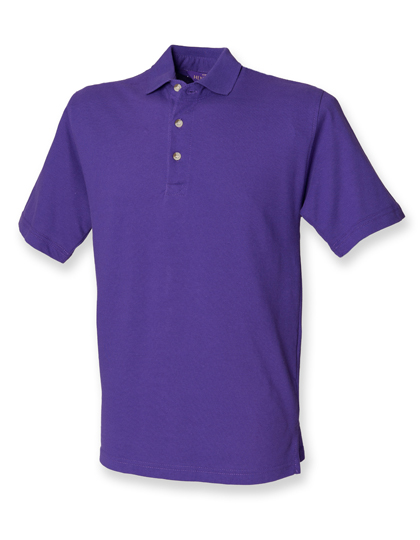 Henbury | Classic Piqué Polo Shirt - purple,