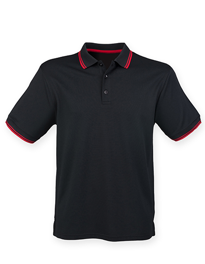 Henbury | Men´s Coolplus® KRd Tipped Polo Shirt