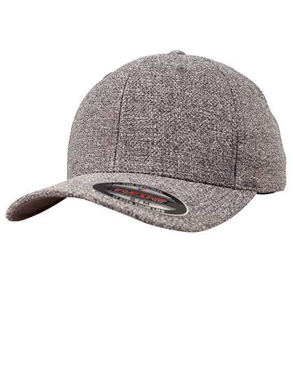 FLEXFIT | Flexfit Melange Cap - dark heather grey,