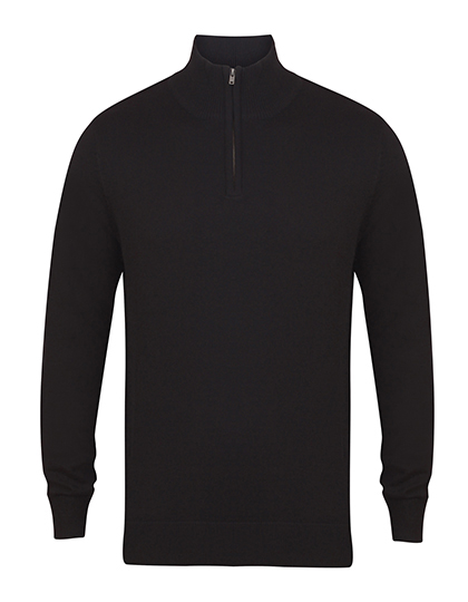 Henbury | Men´s Quarter Zip Jumper