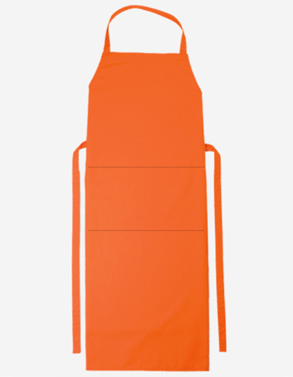 CG Workwear | Bib Apron Verona Classic Bag 90 x 75 cm - pumpkin, 90 x 75 cm