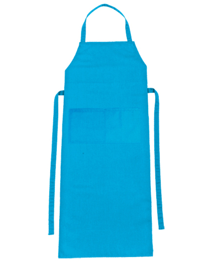 CG Workwear | Bib Apron Verona Classic Bag 90 x 75 cm - turquoise, 90 x 75 cm