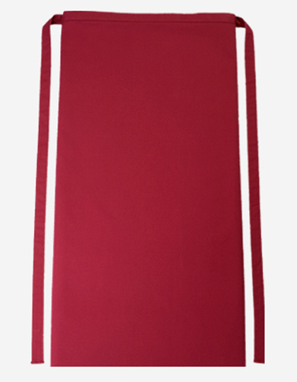 CG Workwear | Bistro Apron Roma 80 - cherry, 80 x 100 cm