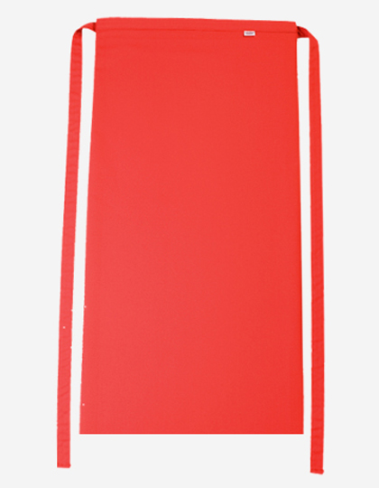 CG Workwear | Bistro Apron Roma 80 - red, 80 x 100 cm