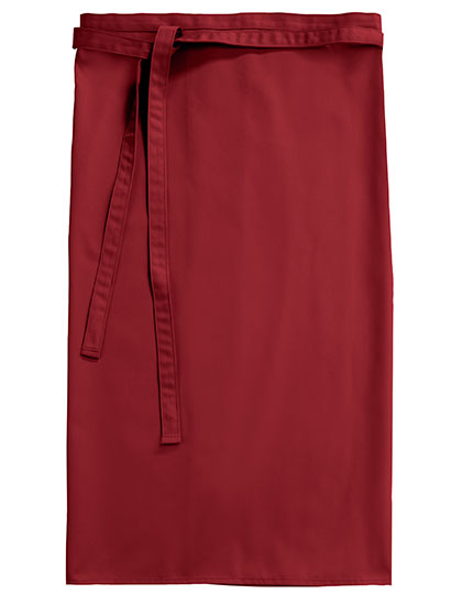 CG Workwear | Bistro Apron Roma 80 - regency red, 80 x 100 cm