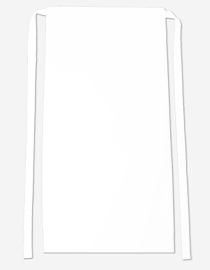 CG Workwear | Bistro Apron Roma 80 - white, 80 x 100 cm