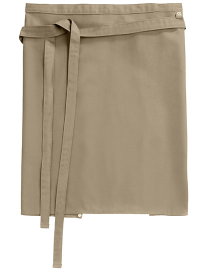 CG Workwear | Bistro Apron Roma 50 x 78 cm - khaki, 50 x 78 cm