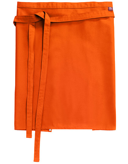 CG Workwear | Bistro Apron Roma 50 x 78 cm - pumpkin, 50 x 78 cm