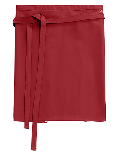 CG Workwear | Bistro Apron Roma 50 x 78 cm - red, 50 x 78 cm