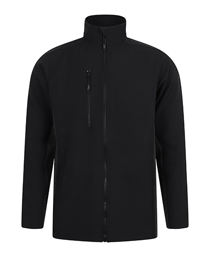 Henbury | Softshell Jacket - black / charcoal,
