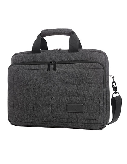 Halfar | Notebook Bag Frame - black / grey, 40 x 30 x 10 cm