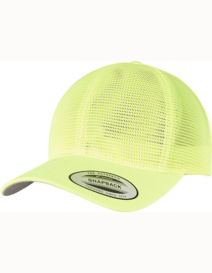 FLEXFIT | 360 Omnimesh Cap - neon yellow, Univerzální