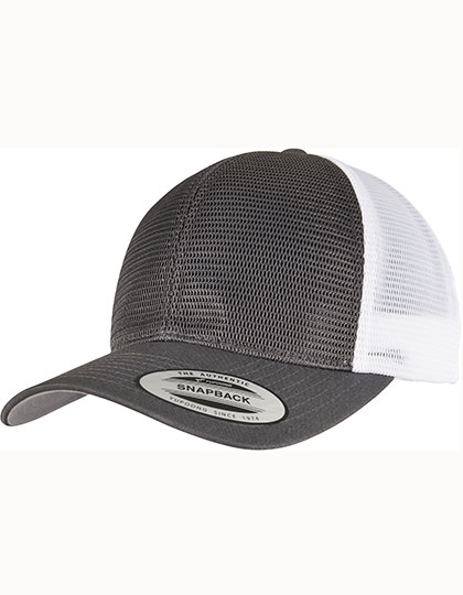 FLEXFIT | 360 Omnimesh 2-Tone Cap - charcoal / white, Univerzální