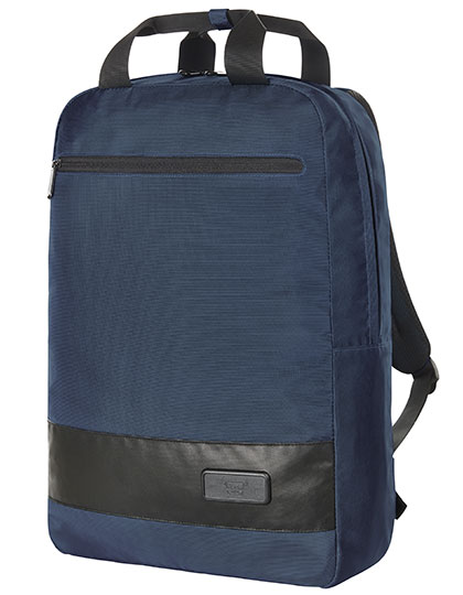 Halfar | Notebook Backpack Stage - navy, 32 x 43 x 14 cm