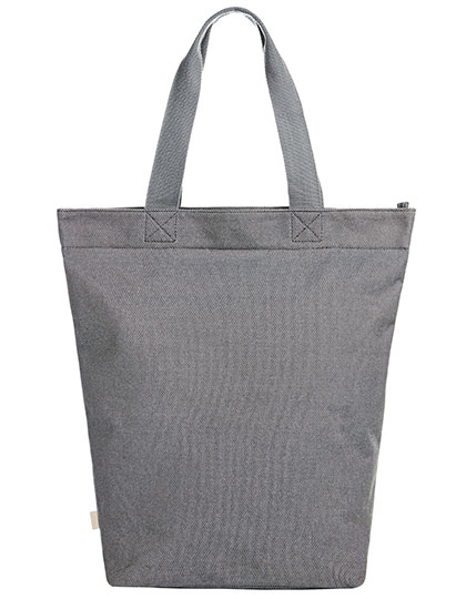 Halfar | Shopper Loom - grey, 44 x 45 x 16 cm