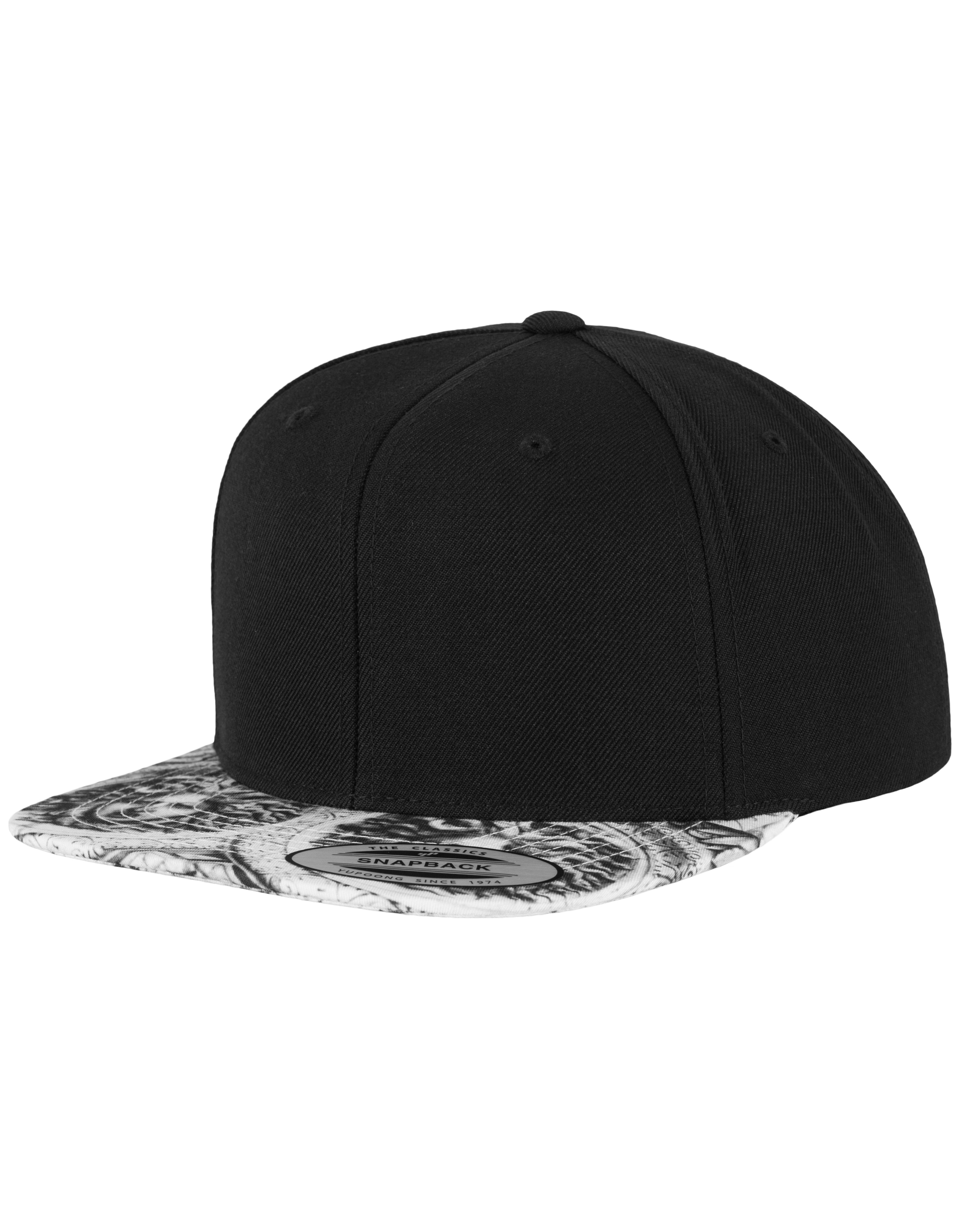 FLEXFIT | Sun King Snapback - black / white, Univerzální