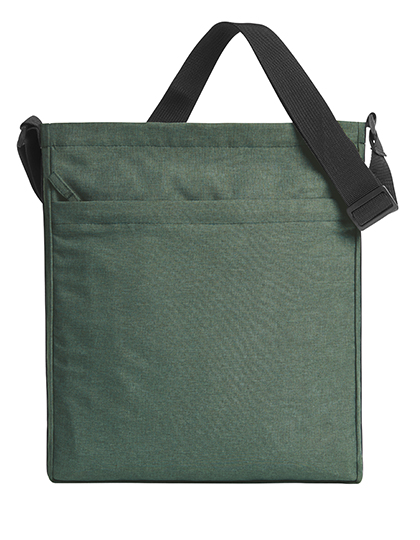 Halfar | Shoulder Bag Circle - green melange, 32 x 38 x 7 cm