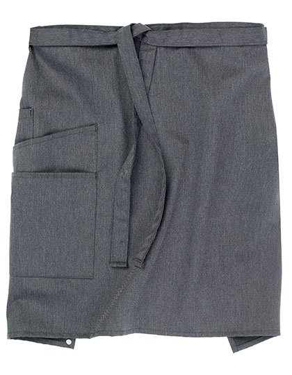 CG Workwear | Bistro Apron Vernazza - grey melange, 50 x 78 cm