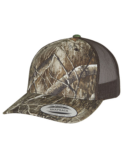 FLEXFIT | YP Classics Realtree Camo Retro Trucker Cap - edge, Univerzální
