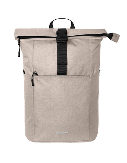 Halfar | Backpack Basic - beige, 29 x 44 x 14 cm