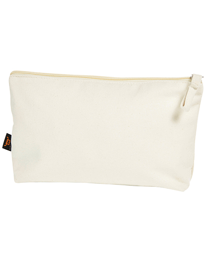 Halfar | Zipper Bag Organic M - nature, 25 x 14 x 6 cm