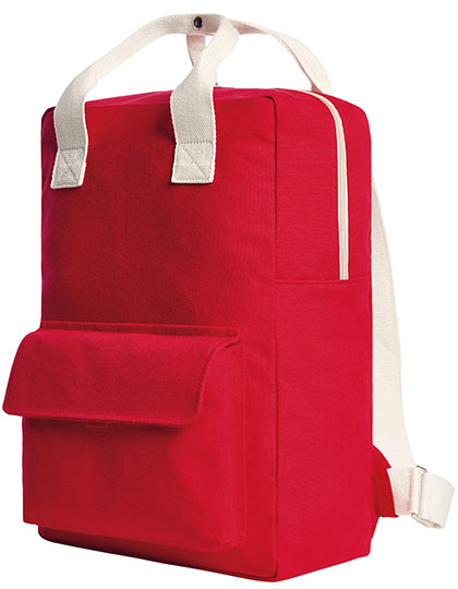 Halfar | Backpack Like - red, 27 x 38 x 13 cm
