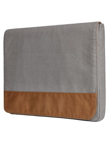 Halfar | Sleeve Life - grey / brown, 39 x 29 x 3 cm