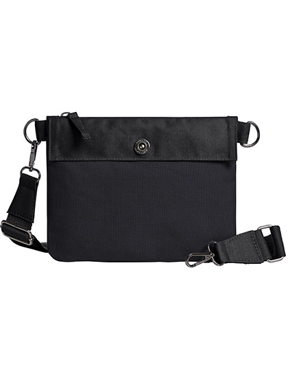 Halfar | Zipper Bag Life - black / black, 23 x 18 x 0,1 cm