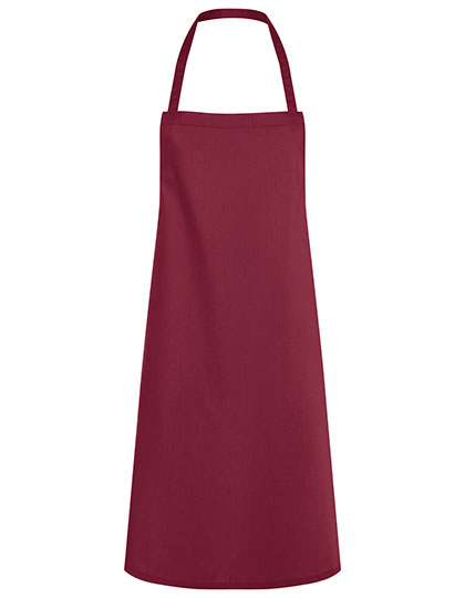 Karlowsky | Bib Apron Faro - bordeaux (cca pantone 209c), 75 x 95 cm